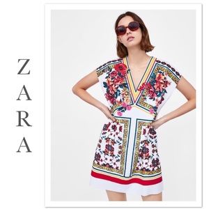 Zara Floral Tunic Dress - NWT